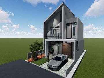 Rumah modern daerah Arcamanik dekat SOR Arcamanik