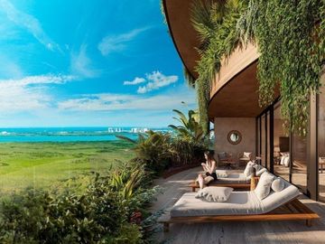 Vista al mar, laguna y zona hotelera, departamento de lujo en venta Cancún