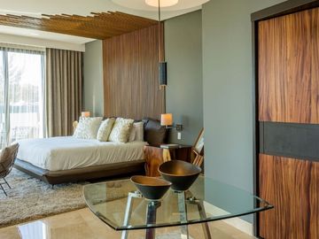 Vista al mar, laguna y zona hotelera, departamento de lujo en venta Cancún