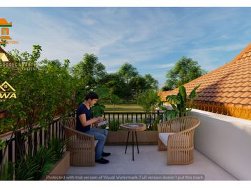 Rumah Cantik Klasik Modern, Ada Rooftop View Sawah Dekat Sleman