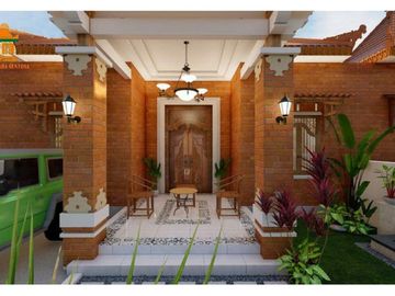 Rumah Cantik Klasik Modern, Ada Rooftop View Sawah Dekat Sleman