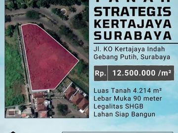 KAVLING KOMERSIAL KERTAJAYA REGENCY SUKOLILO SURABAYA