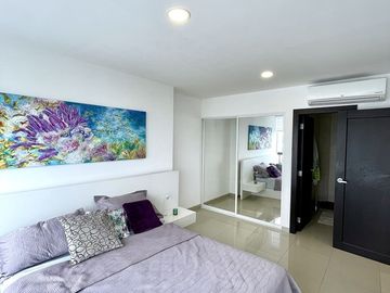 Punta Centinela, se vende departamento vista al mar con 2 dormitorios (Torre 2000), inversión de alta rentabilidad.