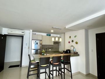 Punta Centinela, se vende departamento vista al mar con 2 dormitorios (Torre 2000), inversión de alta rentabilidad.