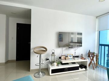 Punta Centinela, se vende departamento vista al mar con 2 dormitorios (Torre 2000), inversión de alta rentabilidad.