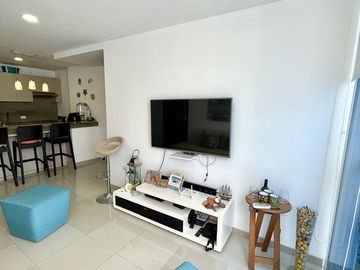 Punta Centinela, se vende departamento vista al mar con 2 dormitorios (Torre 2000), inversión de alta rentabilidad.
