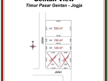 Investasi Menguntungkan: Tanah Dijual Area Jalan Kaliurang, Dekat Pasar Gentan⁣