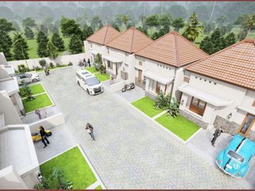 Kompleks Hunian Bergaya Kolonial Minimalis di Klaten