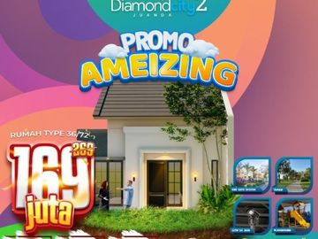 DISKON BESAR, Call 0821-3993-----, Rumah Murah Sidoarjo Hanya 169 Juta, Diamond City Juanda 2