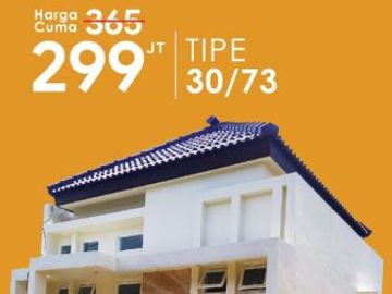 HUNIAN TIPE 30 HARGA DIBAWAH 300 JUTA TENGAH KOTA