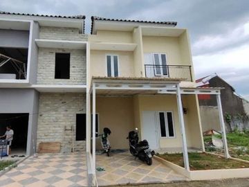 Jual Rumah Syariah 2 lantai siaphuni Gratis 2 unit AC Juanda Kota Depok, Tanpa BI Checking