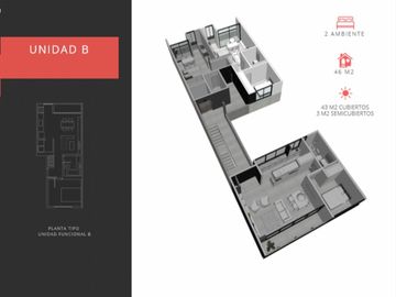 Departamento a estrenar en Martín Coronado