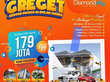 M2M MARET MURAH! DIAMOND CITY JUANDA, Yuk Booking Promo di Bulan Maret