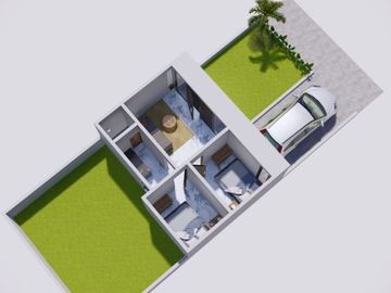 RUMAH MODERN MINIMALIS TANAH LUAS HANYA 200 JUTAAN DI KAWASAN RAMAI PRAMBANAN