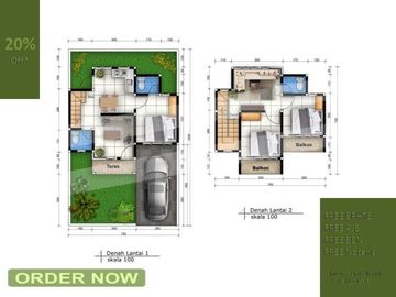 Jual Rumah Malang 10 menit dari UNIKAMA FREE Biaya, Diskon 20% Saat PPKM