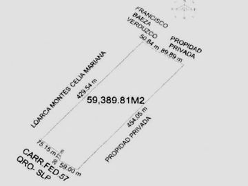 SOBRE CARRETERA QRO-SLP, TERRENO INDUSTRIAL 6HAS,  en VENTA, $24,000,000 MX (SM)