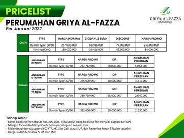 Perumahan Syariah Di Rajeg Tangerang | GRIYA AL FAZZA RAJEG MULYA