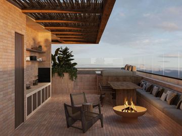 Penthouse Penthouse frente al mar alberca privada, pool bar, asadores, en venta