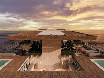 Penthouse Penthouse frente al mar alberca privada, pool bar, asadores, en venta