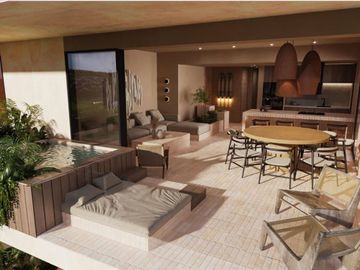 Penthouse Penthouse frente al mar alberca privada, pool bar, asadores, en venta