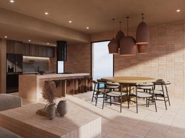 Penthouse Penthouse frente al mar alberca privada, pool bar, asadores, en venta