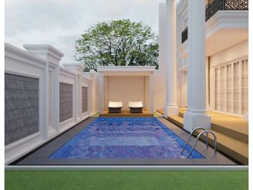 di jual rumah mewah full interior dan isi di jalan cemarah kipas komplek pemda pekanbaru