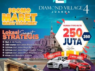 Hunian murah sidoarjo dekat bandara Free ijb Tipe 45/75