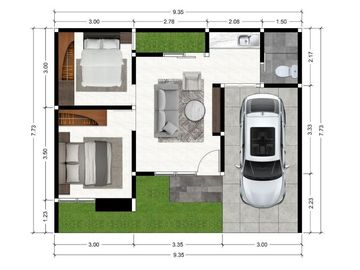 Rumah Mewah 1 Lantai Lokasi Strategis Banget di Sidoarjo