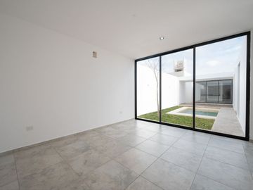 Casa en Venta Mérida, de 1 planta, Privada Nadira, Conkal ( Mod. Lúmina)