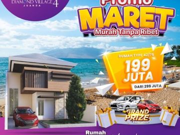 ON MARET SALE! DIAMOND VILLAGE JUANDA 4, Rumah Murah Bebas Banjir di Proyek Baru