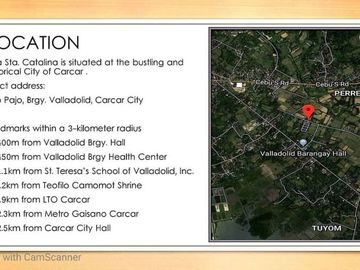Villa Sta Catalina Lot For Sale n Brgy.Valladolid Car2x City