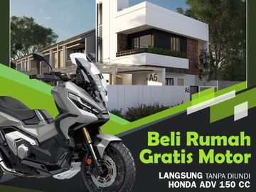 Rumah Mewah Kekinian Dekat Tol Pasteur Bonus Motor