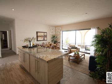 DEPARTAMENTO EN VENTA, SAN MIGUEL DE ALLENDE, FRACC. PRIVADO,  3 REC, 1ER PISO