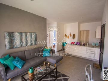 DEPARTAMENTO EN VENTA, SAN MIGUEL DE ALLENDE, FRACC. PRIVADO,  3 REC, 1ER PISO
