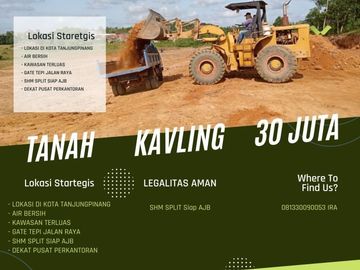 Promo Tanah Kavling Pusat Kota Tanjung PInang Terluas