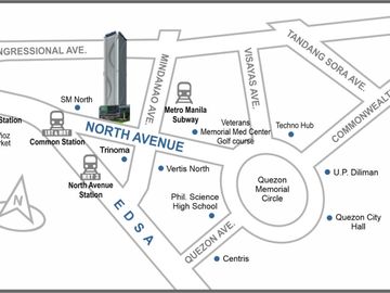 CITY NORTH TOWER 2BR- ACROSS TRINOMA