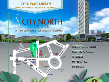 CITY NORTH TOWER 2BR- ACROSS TRINOMA