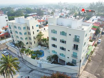 DEPARTAMENTO EN VENTA CON ELEVADOR Y ALBERCA CERCA DE PLAZA COMERCIAL EL DORADO