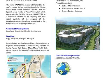 THE PEAKS Condominiums in Nasacosta Residences - Nasugbu, Batangas.