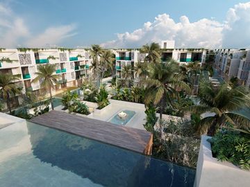 Departamento en Tulum totalmente amueblado.