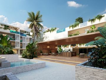 Departamento en Tulum totalmente amueblado.