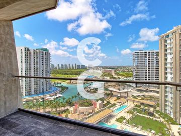 Departamento en Venta en Cancun en Shark Tower Puerto Cancun con Jacuzzi