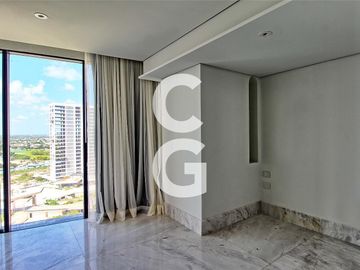 Departamento en Venta en Cancun en Shark Tower Puerto Cancun con Jacuzzi