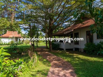 (RS004-13) Beautiful Lanna-Style Resort with Restaurant, Spa, and Coffee Shop for Sale in Doi Saket, Chiang Mai, Thailand