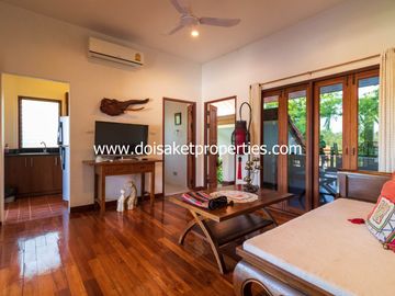 (RS004-13) Beautiful Lanna-Style Resort with Restaurant, Spa, and Coffee Shop for Sale in Doi Saket, Chiang Mai, Thailand