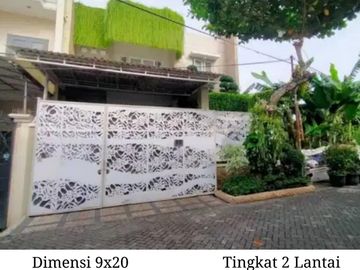 Rumah Manyar Indah Mewah 2 Lantai Terawat Dekat Raya Merr Klampis Kertajaya Araya