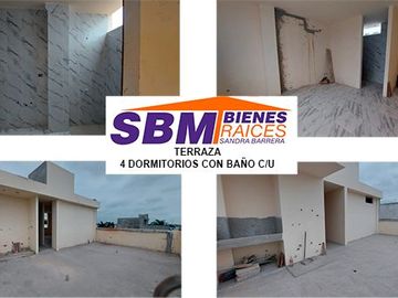 EN MACHALA PENSANDO EN FAMILIAS GRANDES CASAS EN URB. PRIVADA DE 4 DORMITORIOS C/U CON BAÑO