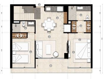 Penthouse con alberca, Casa Club, pre-venta, Centro Maya, Playa del Carmen.