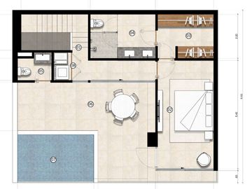 Penthouse con alberca, Casa Club, pre-venta, Centro Maya, Playa del Carmen.