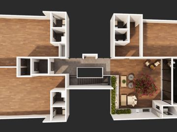 Condominio con terraza, Roof garden y gimnasio, en venta, Benito Juarez, Ciudad de México.